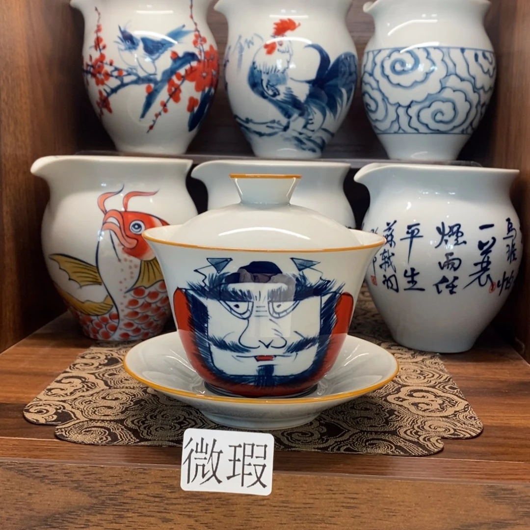 釉下彩手工绘制手工绘制