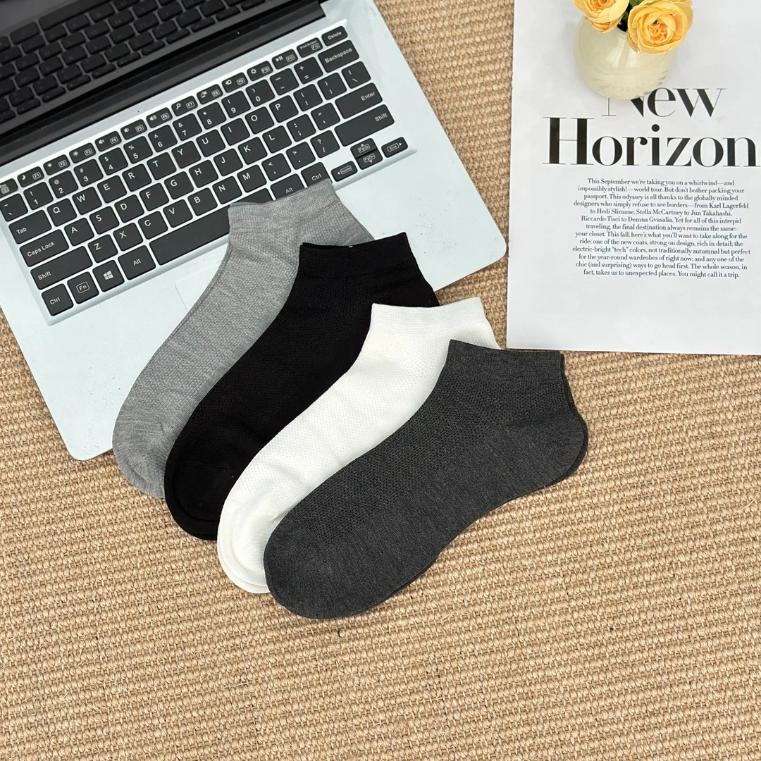 男士薄款短袜606-7实发4双【7788桃子1】