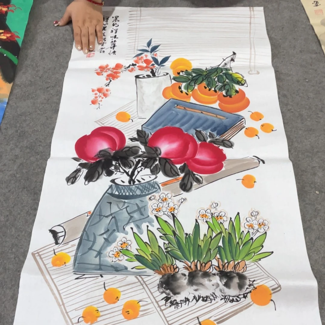 国画国画作品画心一张