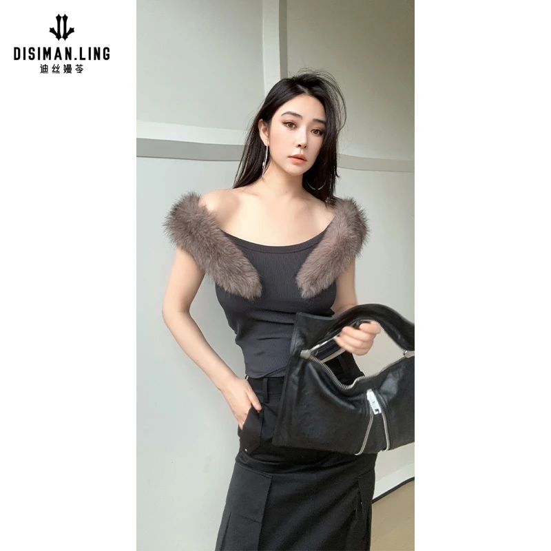 迪丝嫚苓多色上衣通勤时尚休闲百搭气质女士修身小众优雅原创设计