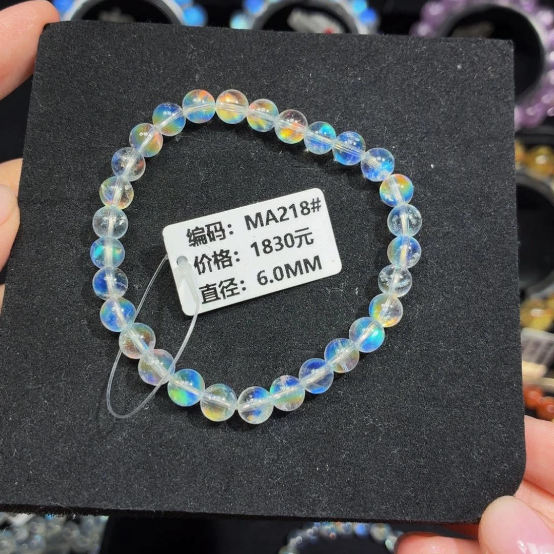 用***8未镶嵌手链月光石MA218#6mm