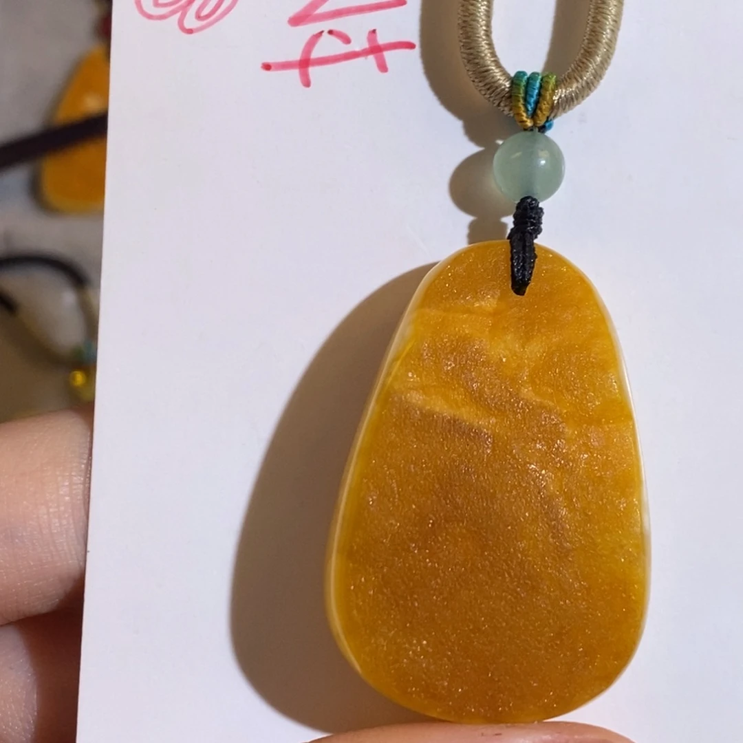 定制琥珀未镶嵌蜜蜡吊坠
