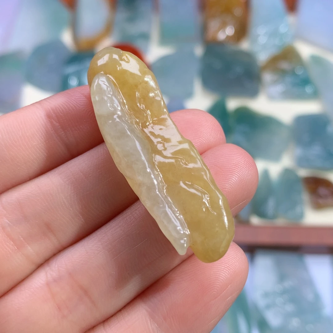 翡翠未镶嵌颈饰天然缅甸翡翠包工包料