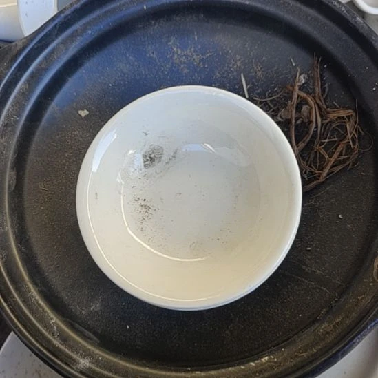 瓷发十个碟子，口径11