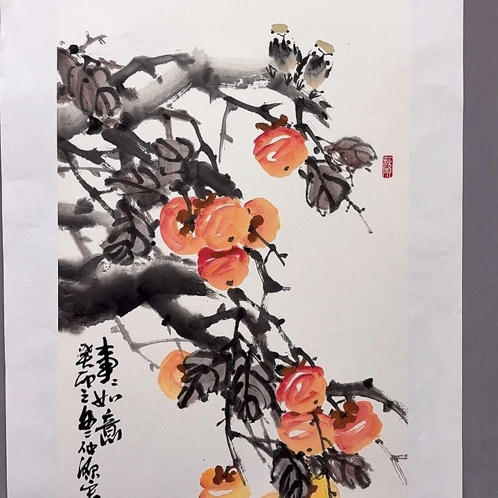 国画亲笔手绘放心去藏