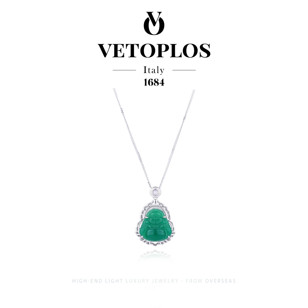 坠链均925银【风翠佛公】Vetoplos国风传统设计感佛公项链F2045