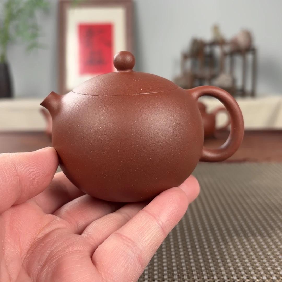 紫砂茶壶黄龙山原矿紫砂壶150