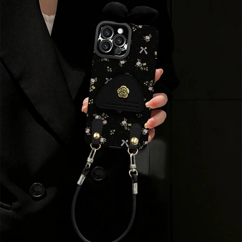 小碎花适用苹果17Air手机壳新款iPhone16promax保护套15p复古创意