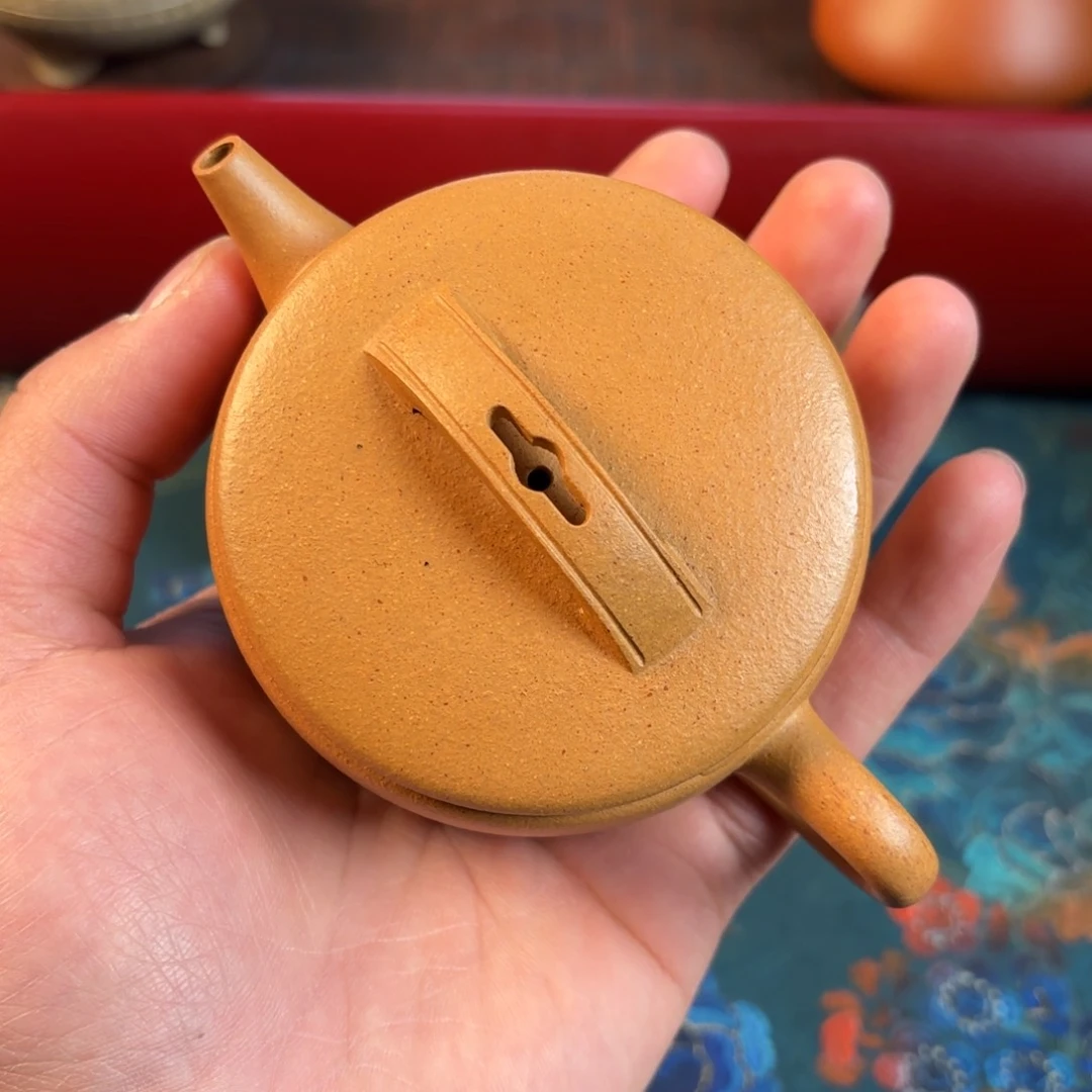 紫砂茶壶麦***挞黄段 汉瓦 130cc