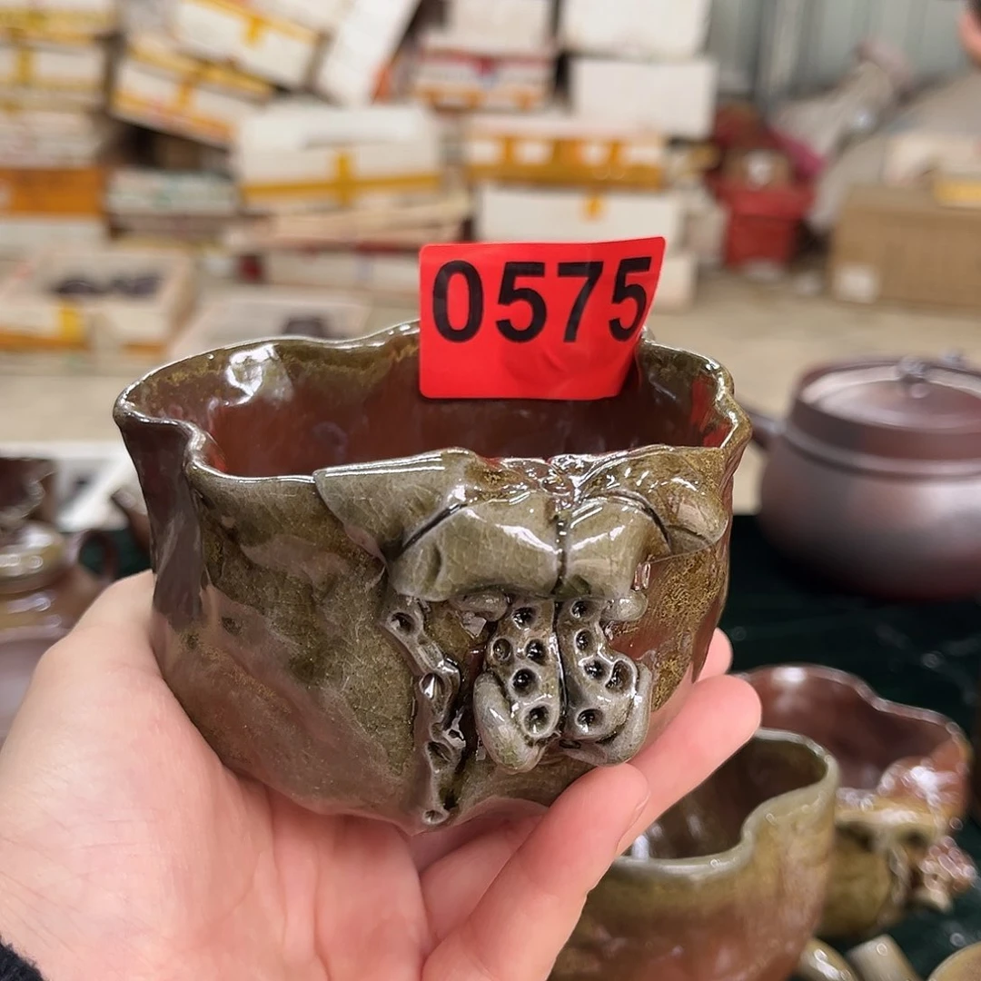 壶成575柴烧开窑大吉  呱呱杯