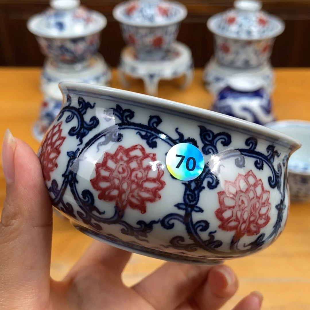 手绘现代茶具非古董