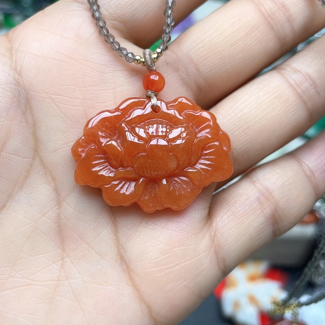 翡翠未镶嵌颈饰项链