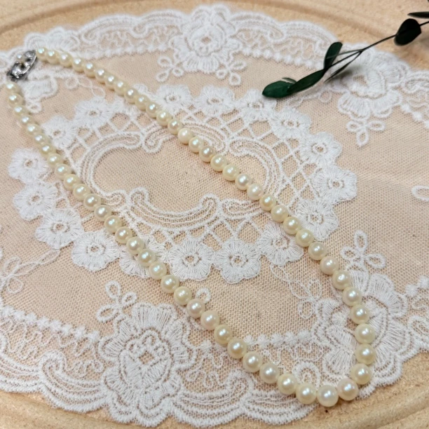 【六六中古】孤品优雅海水珍珠项链ew313链长41cm