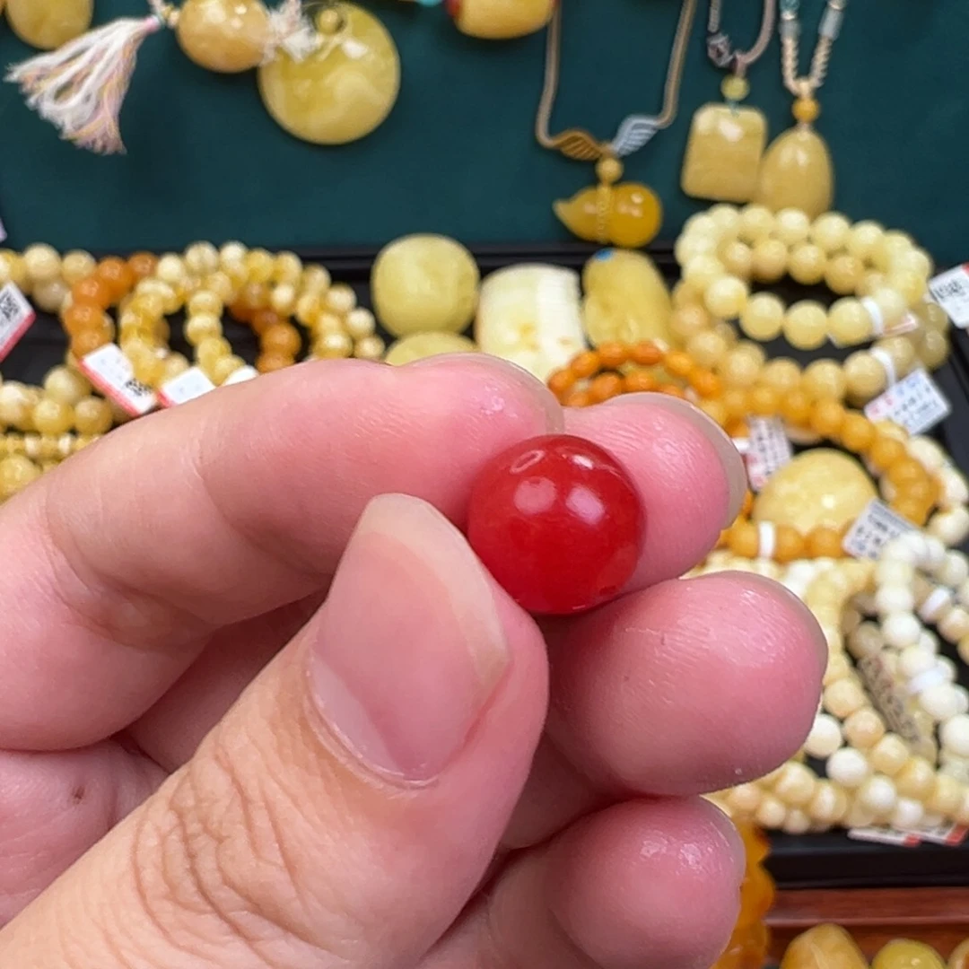 琥珀手链未镶嵌10+直径