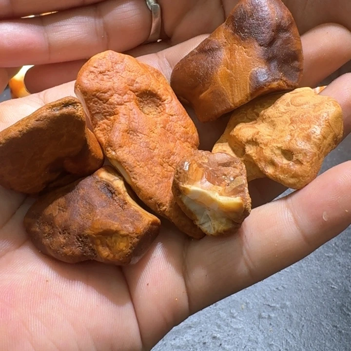 定制琥珀未镶嵌永**工专拍
