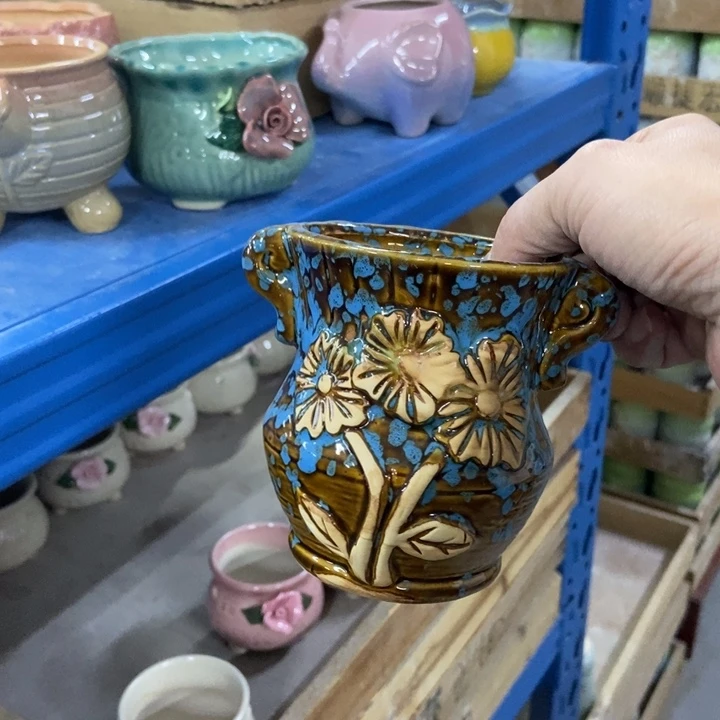 陶瓷花盆单场满9.9发9*10