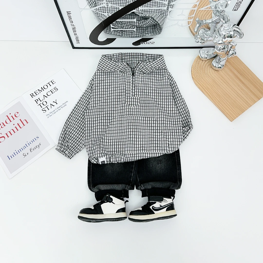 儿童卫衣连帽2025新款男童秋冬季上衣时尚潮 WG28643悠悠童话童装