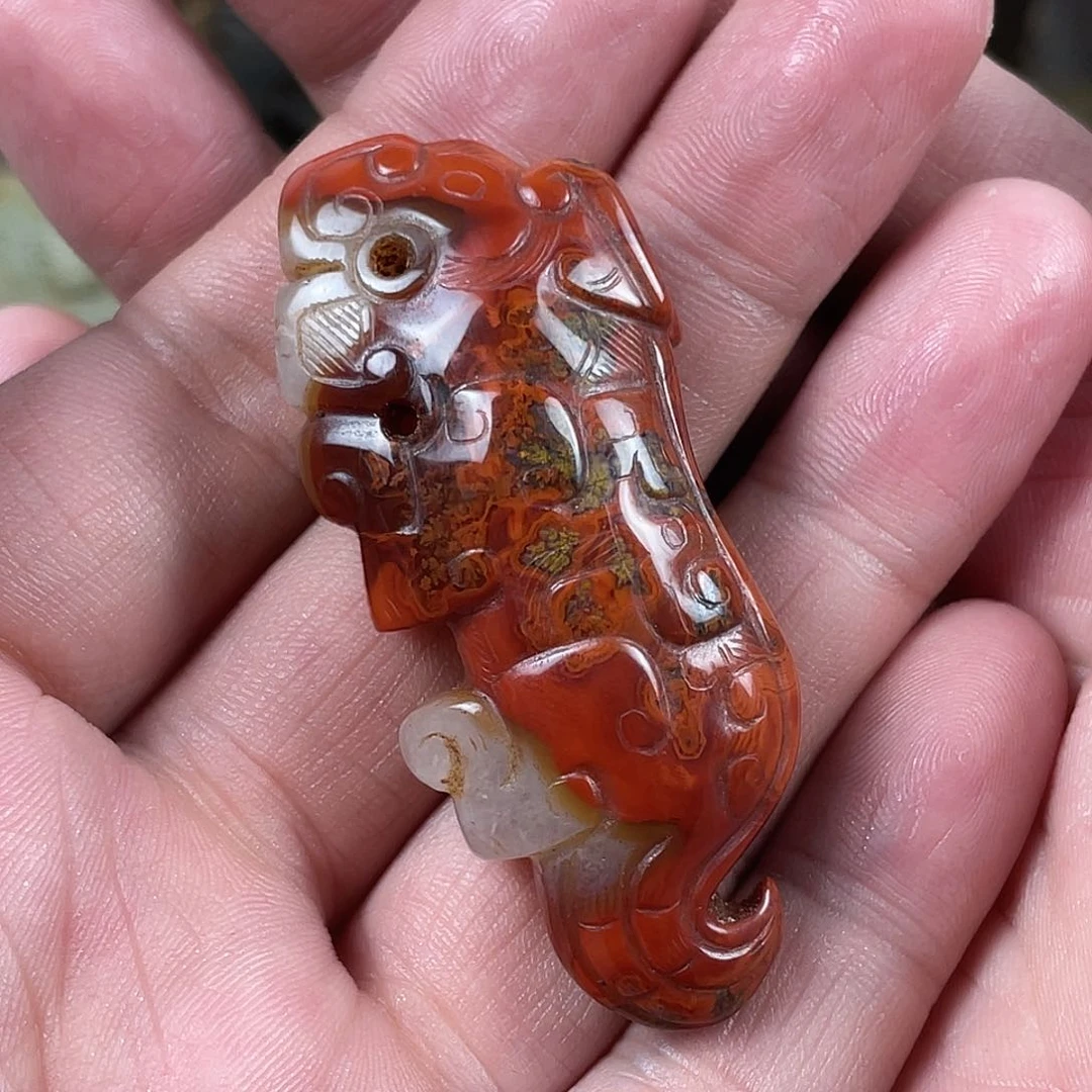未镶嵌车挂玛瑙/玉髓大***T