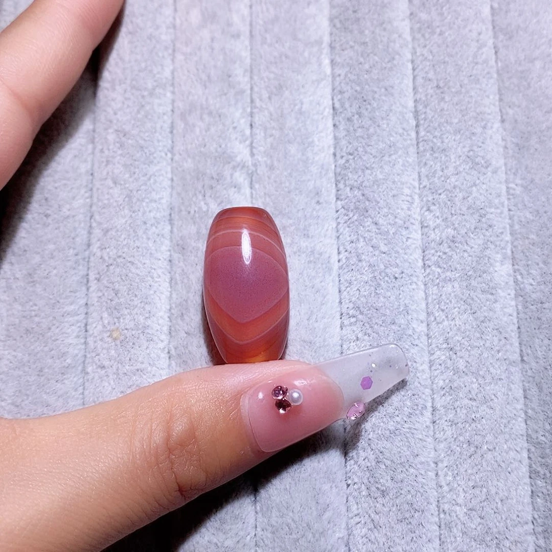 虎***长玛瑙/玉髓颈饰未镶嵌