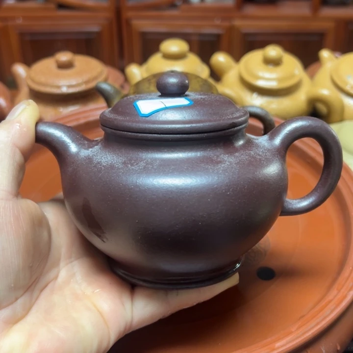 华***情紫砂茶杯宜兴原矿石红泥料