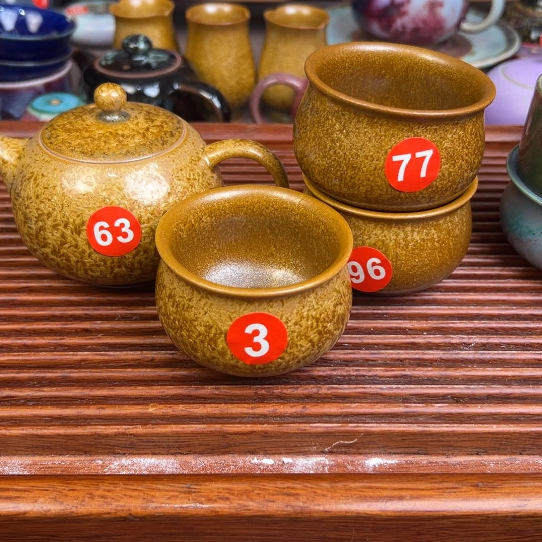 你***哥手工制作手拉坯茶具