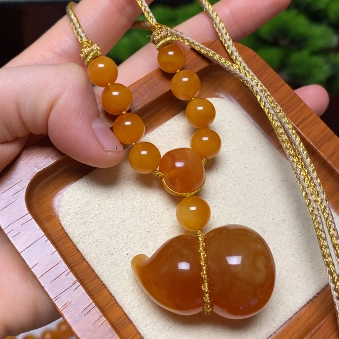 【闪购商品】蜜蜡颈饰未镶嵌项链