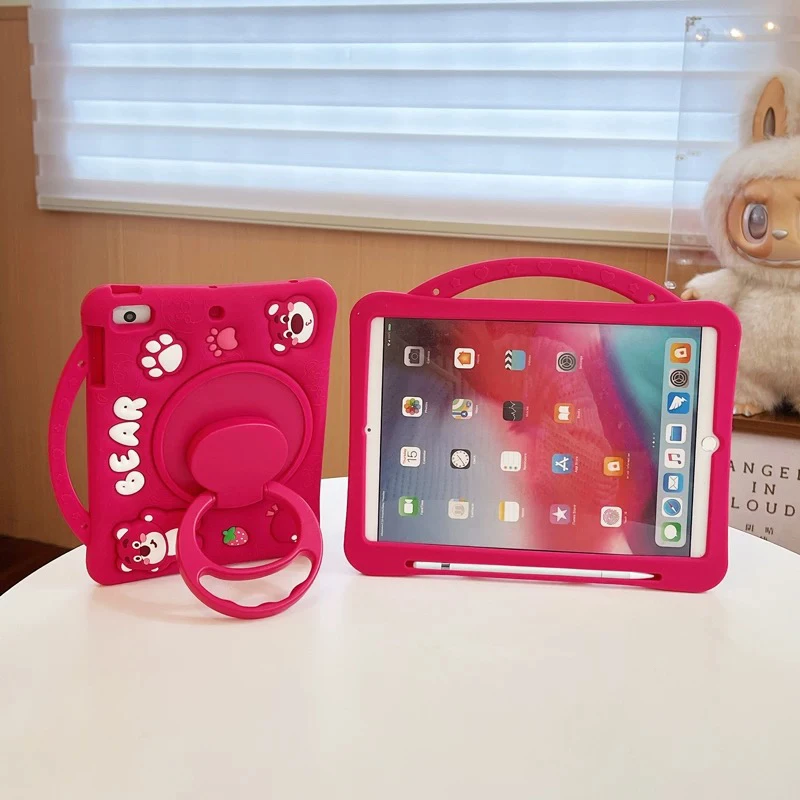 2025iPad11代11寸硅胶旋转支架iPad保护套适用于Air6/mini5/Pro11