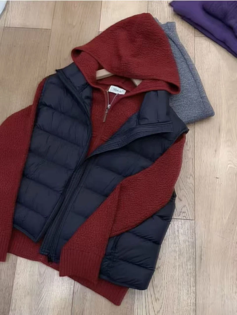 七言家巨好看！#节日氛围年货红软糯拉链帽衫开衫@