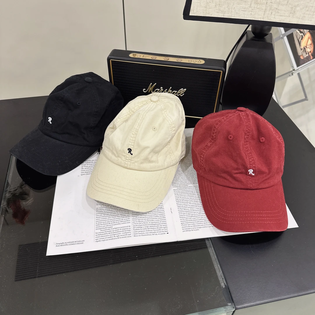 【ZMMY严选私服】简约复古字母小标刺绣软顶遮阳棒球帽5031902