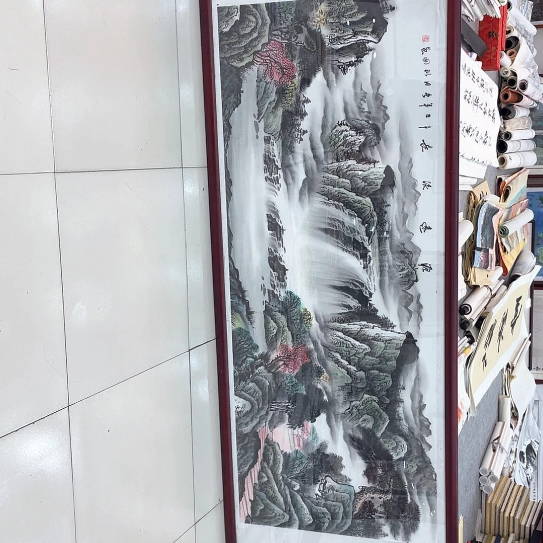 国画纯手绘国画系话不带框
