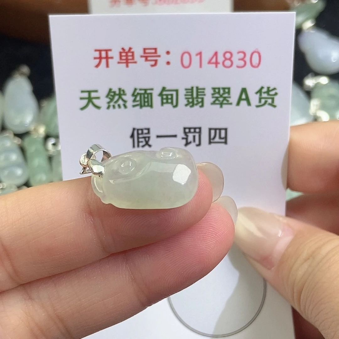 翡翠未镶嵌颈饰天然