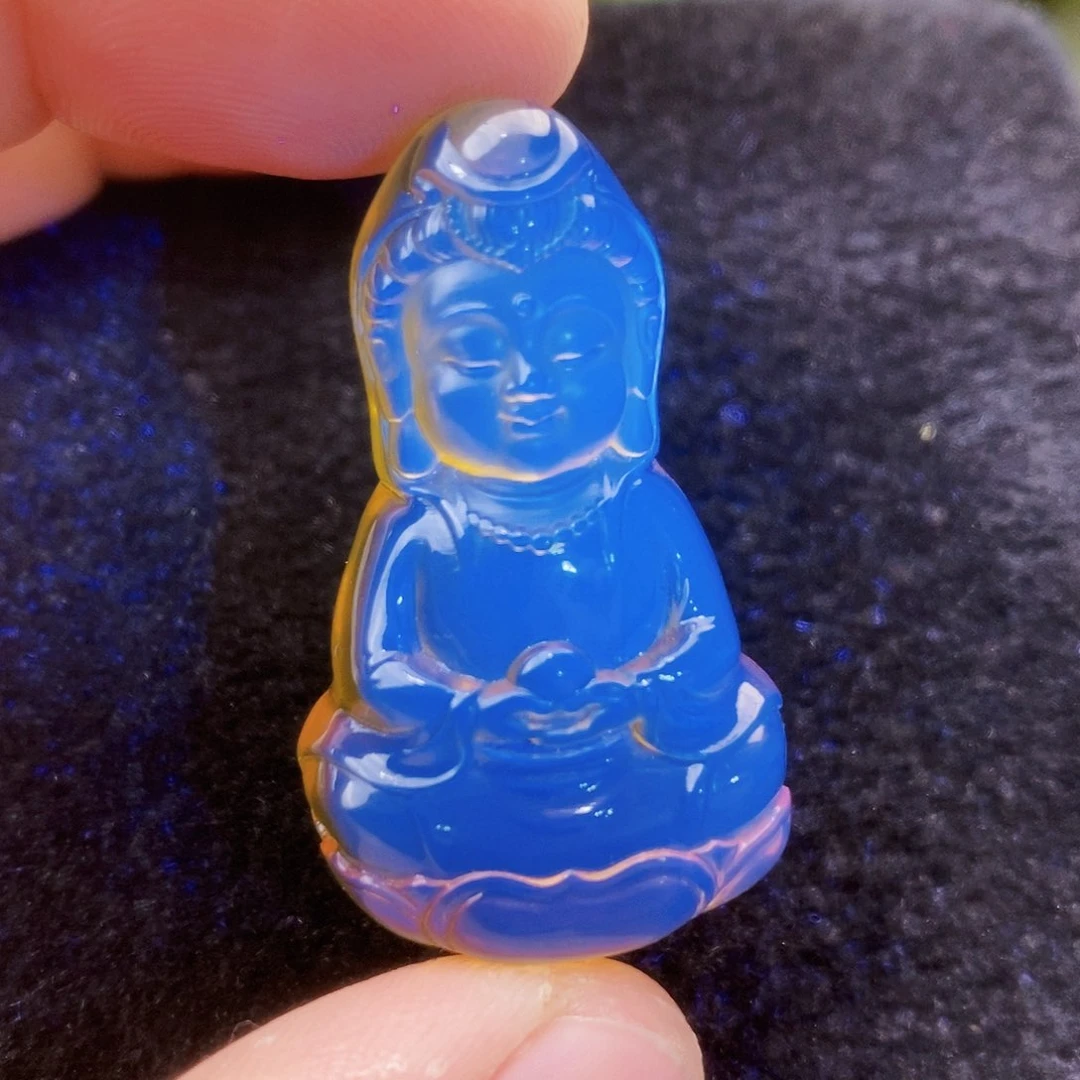 【闪购商品】蓝珀吊坠(不含链)未镶嵌