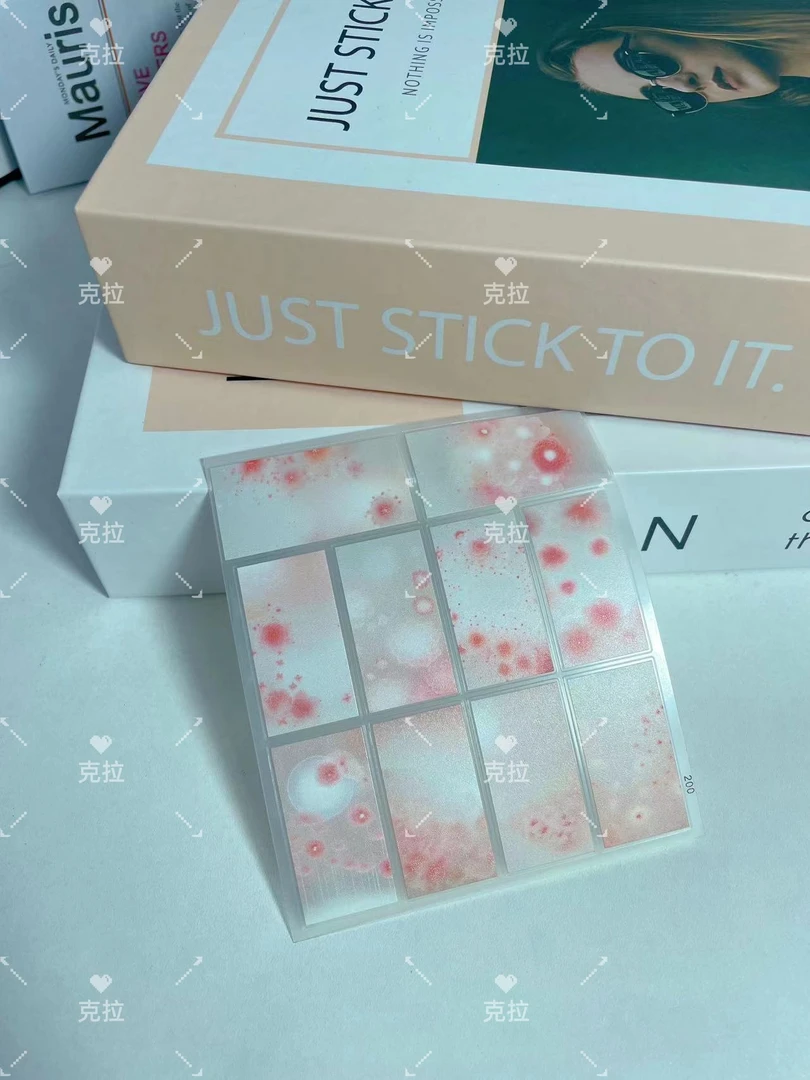 雅花古风录贴纸美甲贴全甲贴纸冰箱贴DIY薄韧