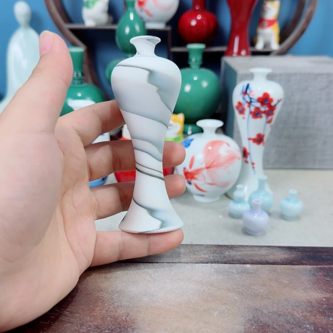 陶瓷手工小花器摆件