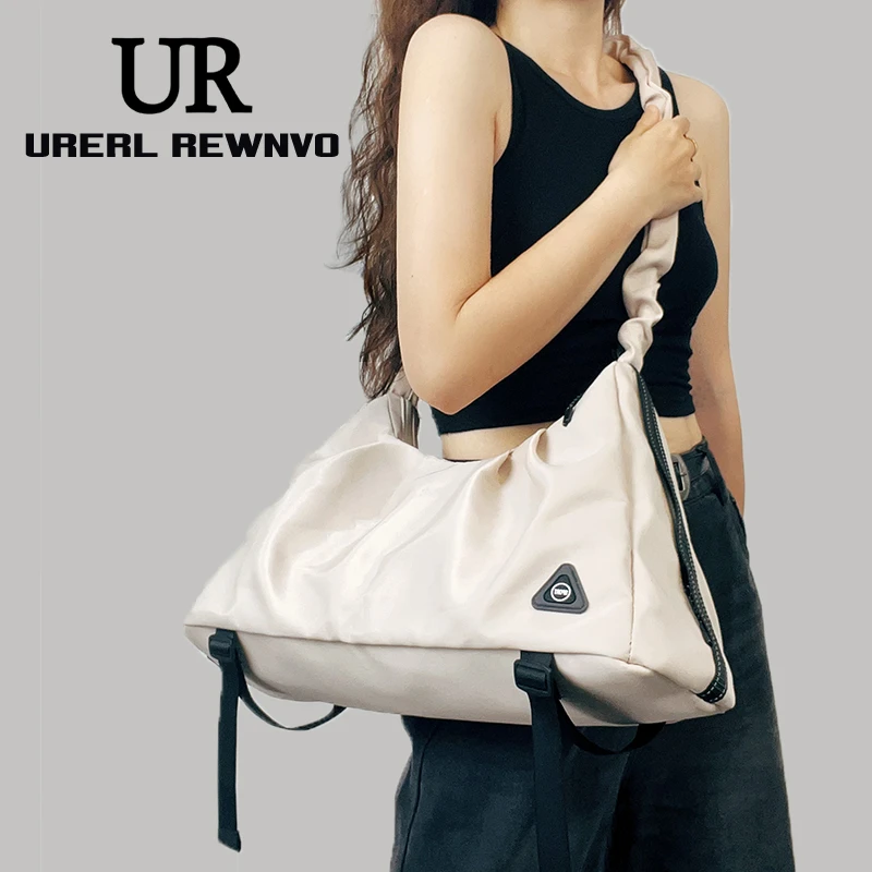 URERL REWNVO运动健身包2025新款短途旅行袋大容量训练瑜伽斜挎包