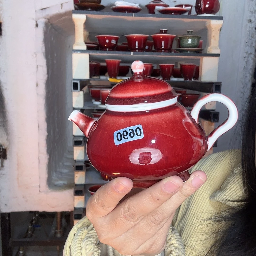 瓷片景德镇郎红陶瓷