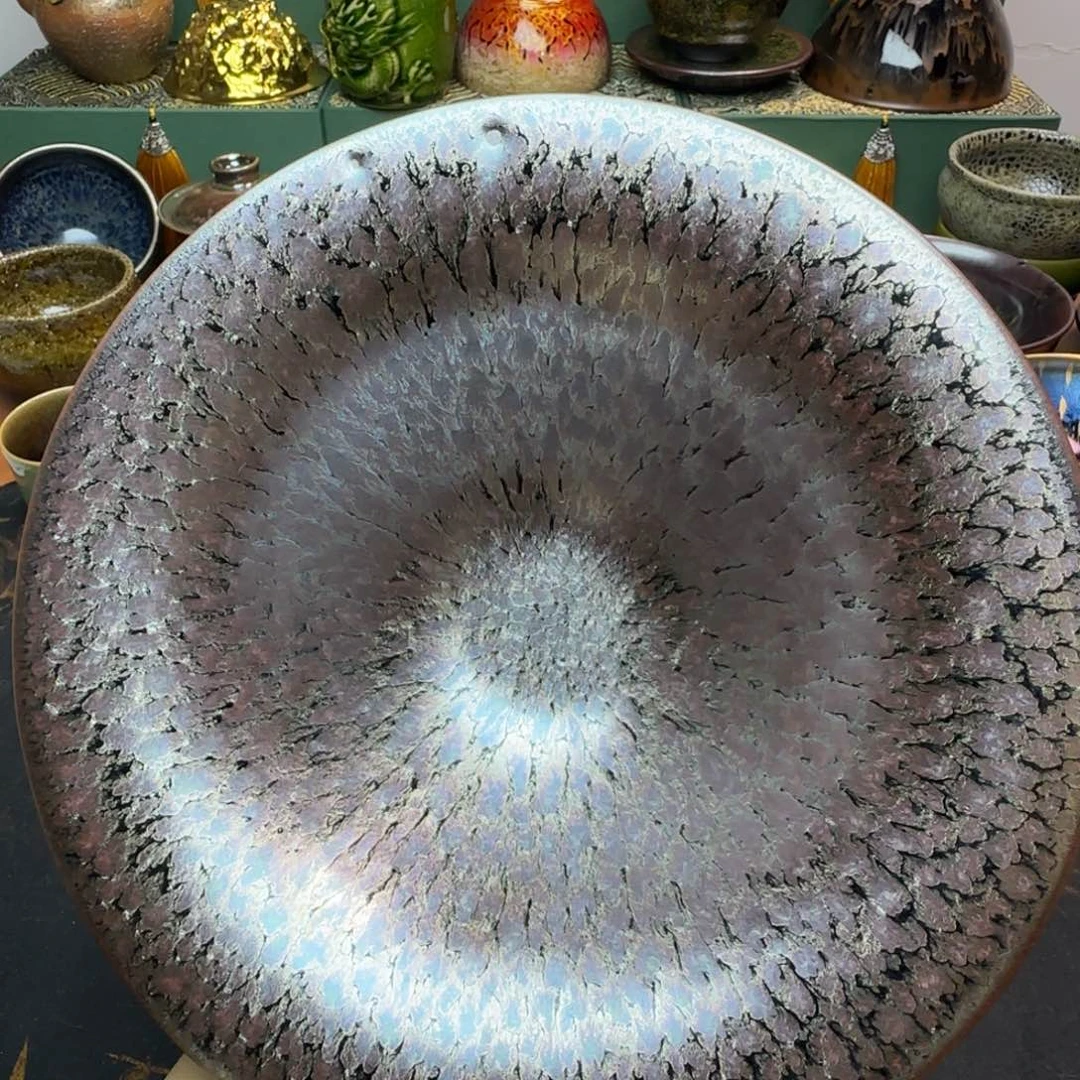 茶盏微瑕建盏，介意勿拍