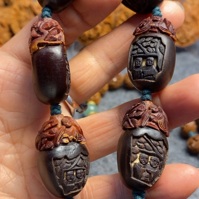 【闪购商品】手串/手链橄榄核大*睿缅茄雕刻