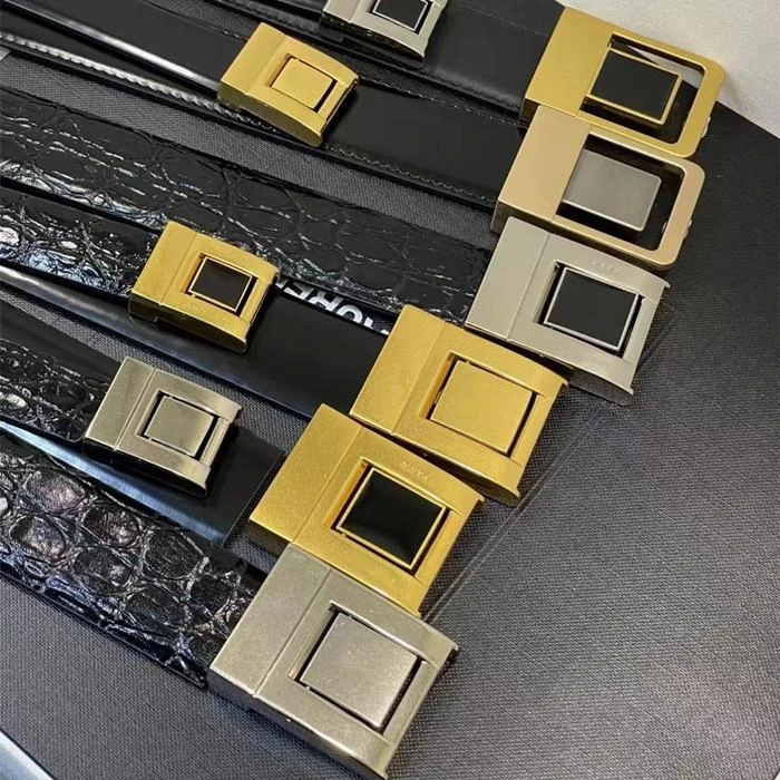 【万达撤柜】新款杨树林真皮皮带女士高级感腰带进口牛皮连衣裙百