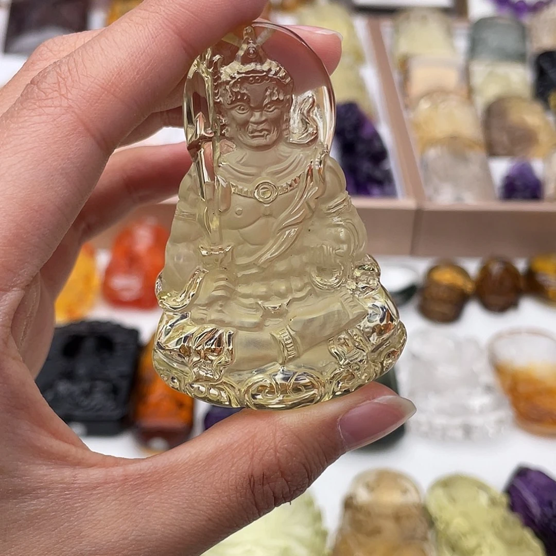 水晶未镶嵌颈饰定制吊坠不动