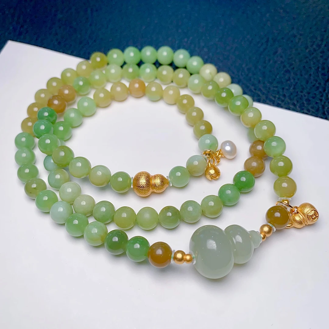 和田玉手串MZS1226-2