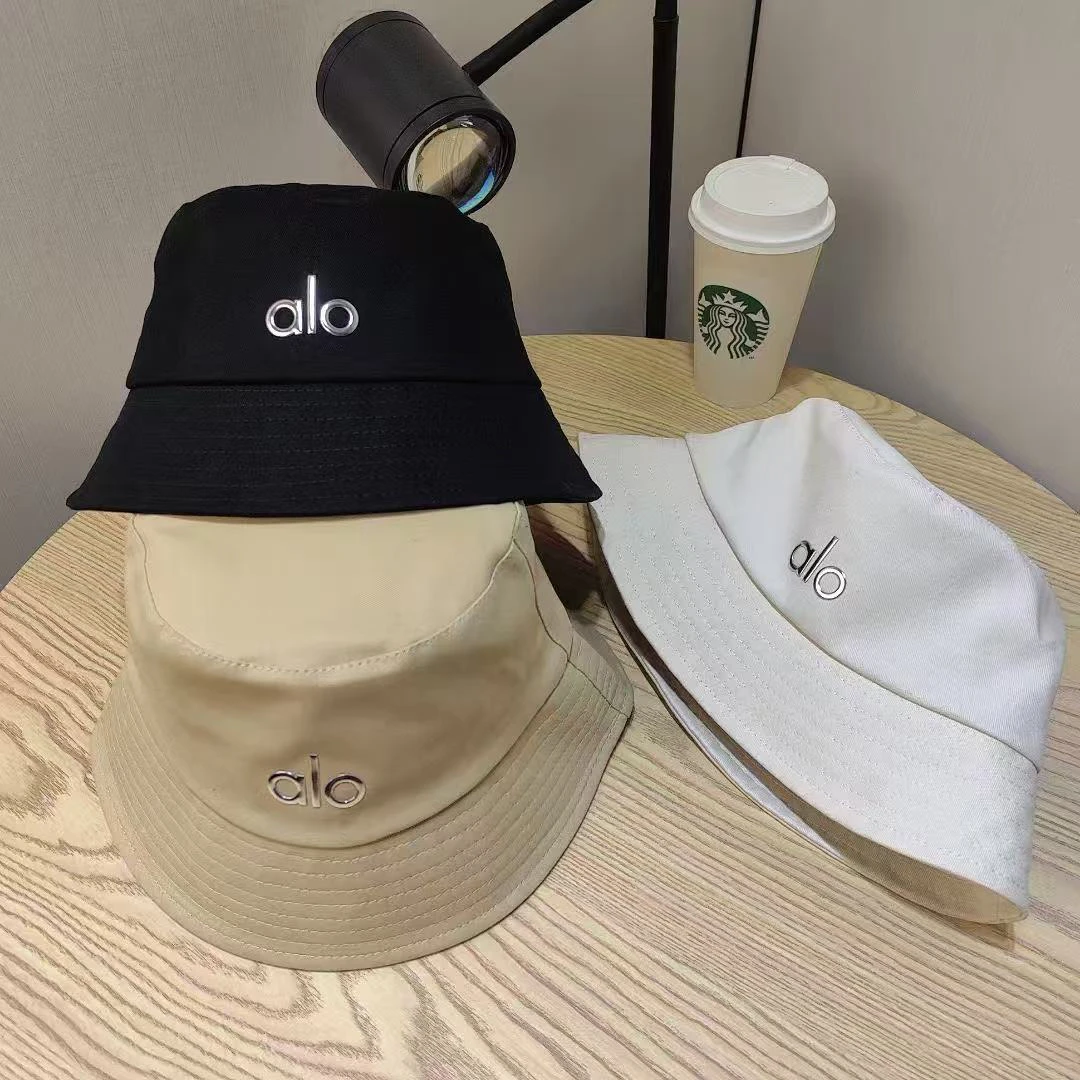 美式简约字母渔夫帽男女户外休闲运动旅行防晒高尔夫帽子遮阳帽子