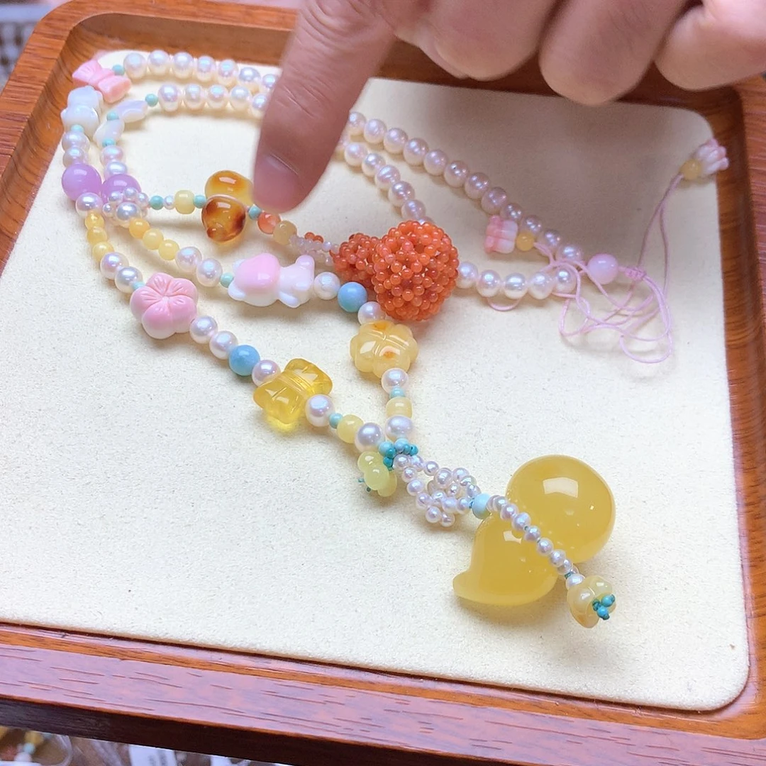 琥珀吊坠(不含链)未镶嵌