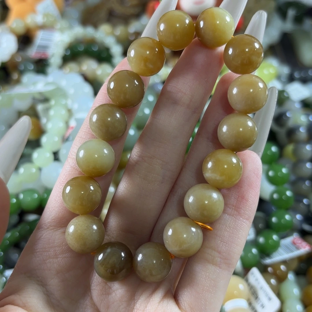 和田玉未镶嵌手链208