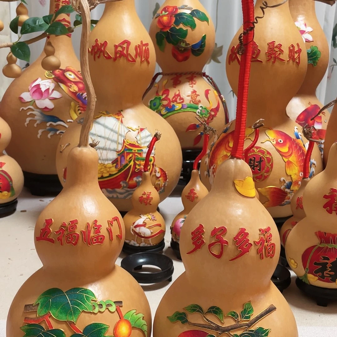 婷****木葫芦福禄五福临门多子多福石榴