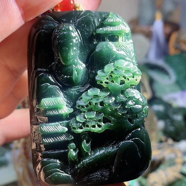 未镶嵌和田玉挂件