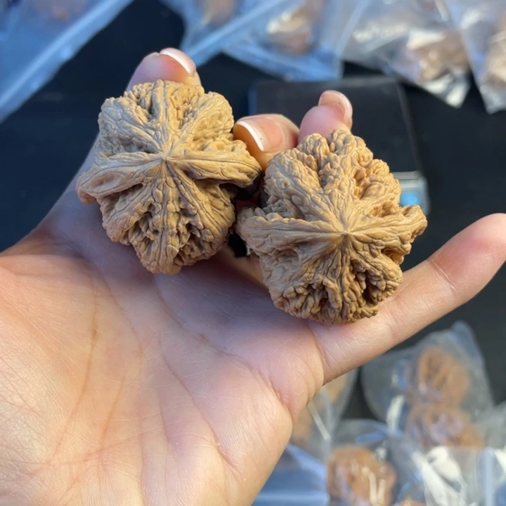 文玩核桃把件42粗筋全家桶45.8