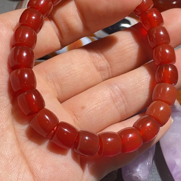 蓝***娃玛瑙/玉髓未镶嵌颈饰