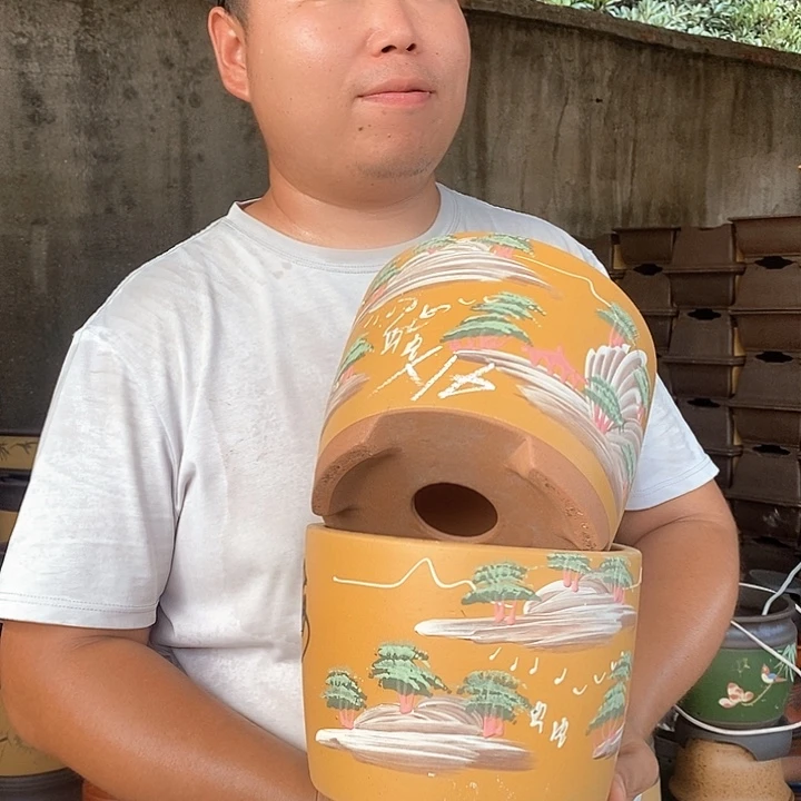紫砂花盆紫砂花盆