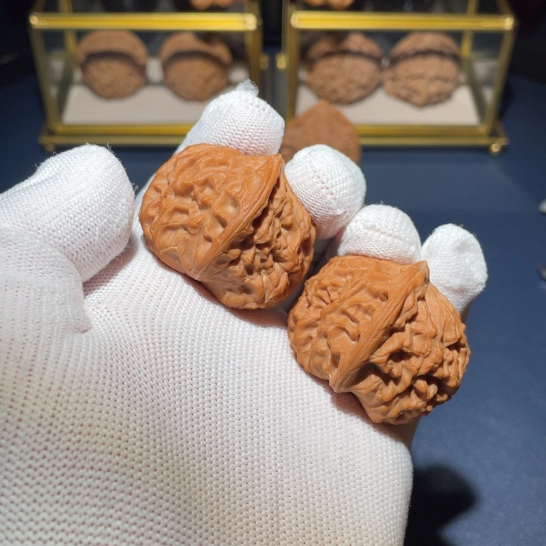 文玩核桃把件40延庆元宝